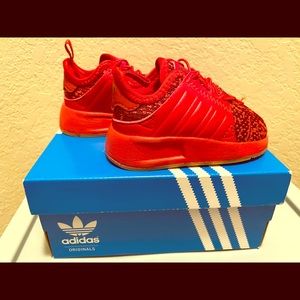 Red-Toddler size 4 Addias